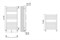 Полотенцесушитель модель Авиэль Терминус, труба из нержавеющей стали, водяной - фото 5004