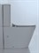 ESBANO ALAGON Безободковый напольный унитаз, сиденье ультратонкое, быстросьемное с микролифтом, нижний подвод воды, 610x360x830 - фото 55253