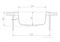 AQUATON Иверия Мойка для кухни круглая, литьевой мрамор, ширина 48 см - фото 56010