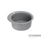 AQUATON Иверия Мойка для кухни круглая, литьевой мрамор, ширина 48 см - фото 56029