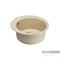 AQUATON Иверия Мойка для кухни круглая, литьевой мрамор, ширина 48 см - фото 56035