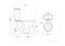 SANTEK Бриз Унитаз напольный с бачком, выпуск косой, двойной смыв, крышка дюропласт - фото 57581