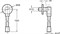 JACOB DELAFON Shower Elements Коленное соединение с гибкий душевым шлангом и заглушкой - фото 59732