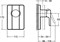 JACOB DELAFON Singulier Встраиваемый смеситель на 1 выход, лицевая панель Singulier - фото 59758