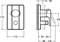 JACOB DELAFON Singulier Встраиваемый смеситель с переключателем на 2 выхода, лицевая панель Singulier - фото 59760