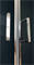 ROYAL BATH HP 120x80 Душевой уголок прямоугольный с поддоном, стекло 6 мм прозрачное, профиль алюминий  хром, дверь раздвижная, ориентация правая - фото 66839