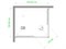 ROYAL BATH HPD 90x80 Душевой уголок прямоугольный, стекло 6 мм прозрачное, профиль алюминий  белый, дверь раздвижная - фото 66852