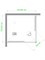 ROYAL BATH HPD 85x80 Душевой уголок прямоугольный, стекло 6 мм матовое, профиль алюминий  белый, дверь раздвижная - фото 66881