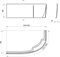 RAVAK Панель фронтальная для ванны Rosa,  L - левый вариант - фото 67286