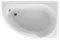 AQUATEK Вирго Акриловая ванна на каркасе , слив-перелив в комплекте, с панелью. Правая ориентация - фото 69014
