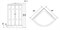 NIAGARA Classic Душевая кабина NG-3501-14 (900х900х2150) низкий поддон (26 см) стекло ТОНИРОВАННОЕ - фото 69559