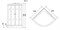 NIAGARA Classic Душевая кабина NG-3502-14G (1000х1000х2150) низкий поддон (26) ГИДРОМАССАЖ стекло ТОНИРОВАННОЕ - фото 69565