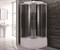 NIAGARA Eco Душевая кабина NG-7507-14BLACK (800х800х2150) высокий поддон (40 см) стекло МОЗАИКА NG-7507-14