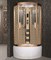 NIAGARA Luxe Душевая кабина NG-7790G (900x900х2150) высокий поддон стенки ЗОЛОТО - фото 69729