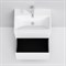 AM.PM Gem, База под раковину, напольная, 60 см, 2 ящика push-to-open, цвет: белый, глянец - фото 78370