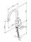 AM.PM Like смеситель для кухни с высоким изливом, хром, шт. F8007032
