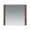 AM.PM Sensation, зеркало, зеркальный шкаф, левый, 80 см, с подсветкой, орех, текстурированная - фото 80195