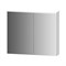 AM.PM SPIRIT, Зеркальный шкаф, 80 см, с подсветкой цвет: белый, глянец - фото 80527