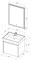 AQUANET Nova Lite 60 Комплект мебели для ванной комнаты (1 ящик) - фото 82123