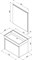 AQUANET Nova Lite 75 Комплект мебели для ванной комнаты (1 ящик) - фото 82179