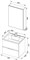 AQUANET Алвита 60 Комплект мебели для ванной комнаты - фото 82497