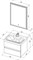 AQUANET Беркли 60 Комплект мебели для ванной комнаты (зеркало белое) - фото 82766