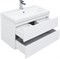 AQUANET Беркли 80 Комплект мебели для ванной комнаты (зеркало белое) - фото 82829