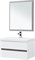 AQUANET Беркли 80 Комплект мебели для ванной комнаты (зеркало дуб рошелье) - фото 82852