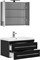 AQUANET Верона NEW 75 Комплект мебели для ванной комнаты (подвесной 2 ящика) - фото 83378