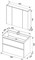 AQUANET Гласс 90 Комплект мебели для ванной комнаты - фото 83674