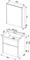 AQUANET Латина 60 Комплект мебели для ванной комнаты (2 ящика) - фото 84757