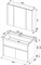 AQUANET Латина 90 Комплект мебели для ванной комнаты - фото 84829
