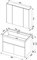 AQUANET Латина 90 Комплект мебели для ванной комнаты - фото 84835