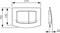 Комплект для установки подвесного унитаза: застенный модуль, пластиковая панель смыва TECEambia, белая - фото 87273