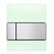 TECEsquare Urinal, зеленый, клавиша нержавеющая сталь - фото 87595
