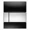 TECEsquare Urinal, черный, клавиша хром глянцевый - фото 87599