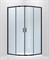 Душевой уголок ABBER Schwarzer Diamant, двери раздвижные, стекло6 мм - фото 97768