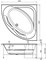 AQUANET Фронтальная панель для ванны Vista 150 - фото 99143